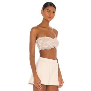 NWT Free People Lacey Looks Lace Bandeau Size XS